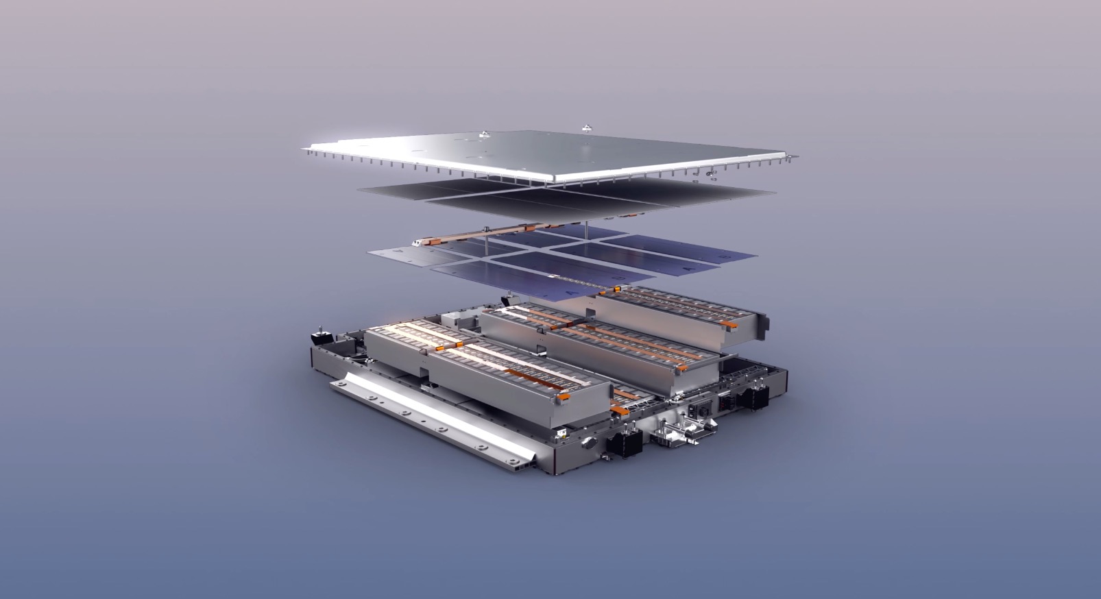 Dongfeng 007 battery pack exploded view