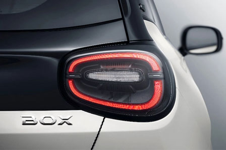 BOX ruby double-C tail light